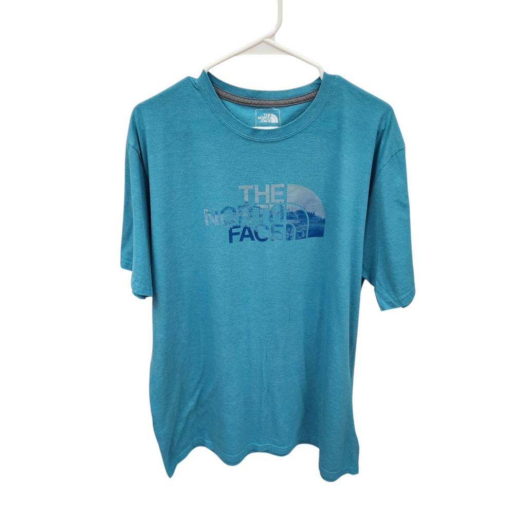 The North Face Mens XL Blue Short Sleeve Tee T Shirt